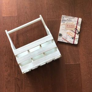 Decorative Wine Crate & Wine Notebook